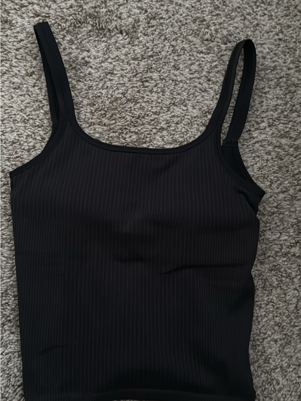 lululemon athletica Black Ebb to Street Scoop Tank